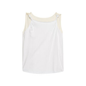 Donni 'Duo' White Twist Tank Size XL